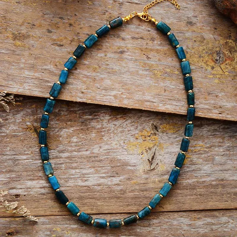 Collier bohème en pierre